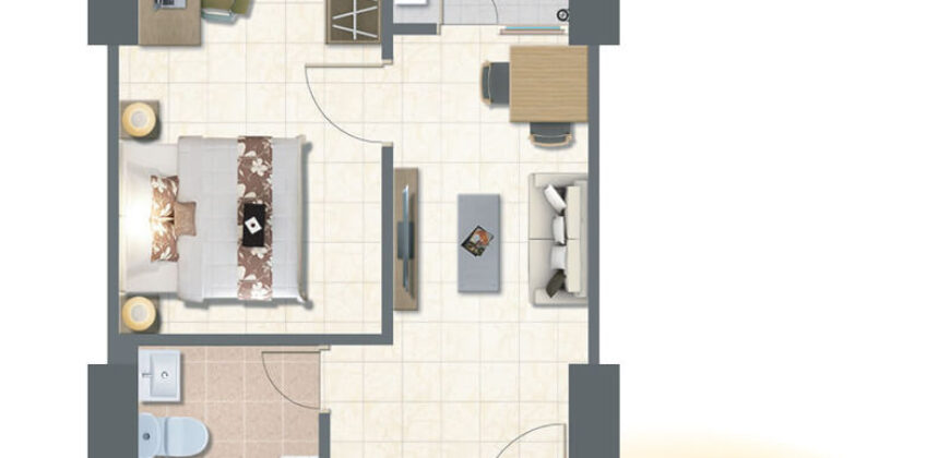 LRT CITY Ciracas – 1 BR Corner